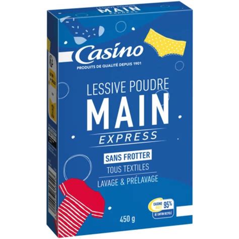 LESSIVE POUDRE MAIN 450G CASINO