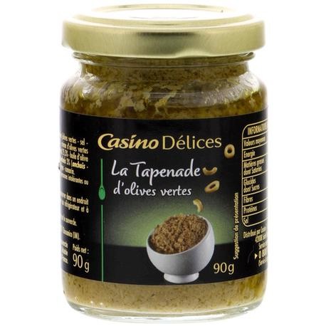LA TAPENADE D'OLIVE VERTES 90G CASINO