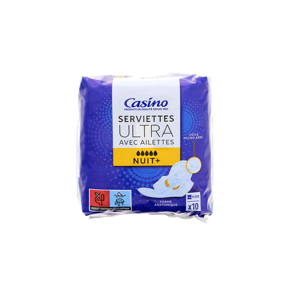 SERVIETTES ULTRA NUIT+ CASINO