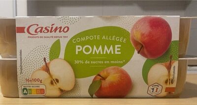 COMPOTE POMME CASINO 12*100G
