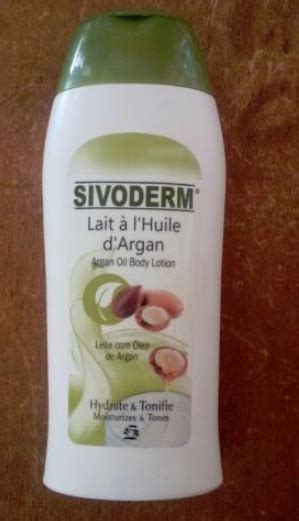 LAIT A L HUILE D ARGAN  SIVODERM