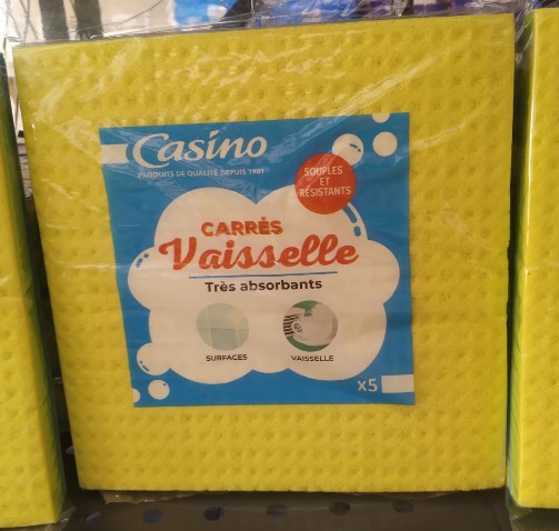 CARRES VAISSELLE CASINO