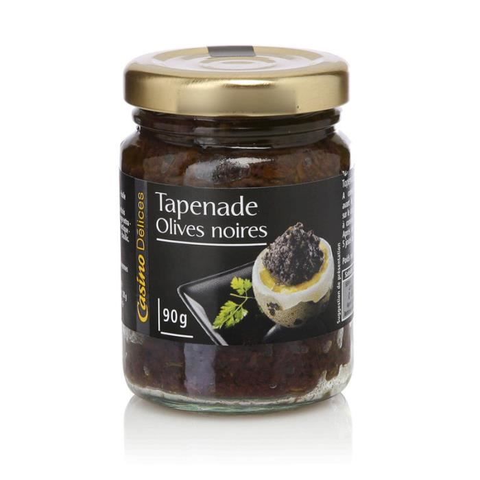 LA TAPENADE D'OLIVE NOIRES 90G CASINO