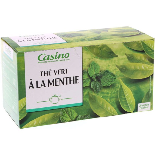 THE VERT A LA MENTHE AROMATISE CASINO 40G