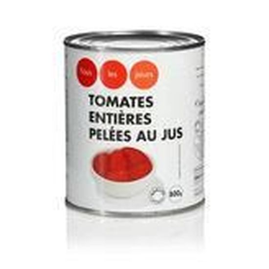 TOMATE ENTIÈRES PELÉES AU JUS TLJ 765G