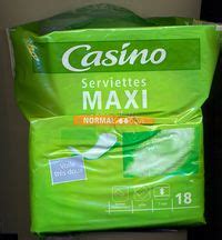 SERVIETTES MAXI CASINO