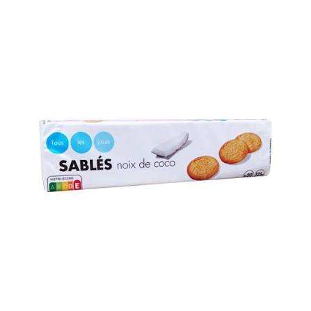 Biscuit tous les jours Sablés noix de coco