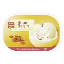 GLACE RHUM RAISIN 555G