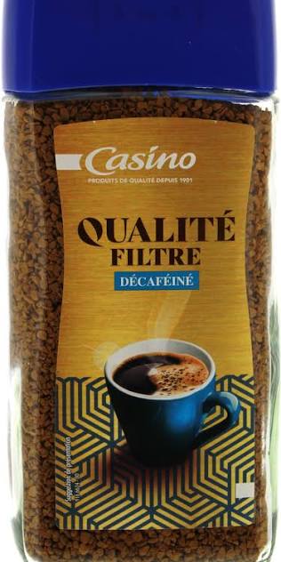 QUALITE FILTRE DECAFEINE 200G