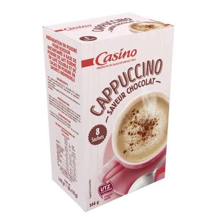 CAPPUCCINO SAVEUR CHOCOLAT 144G