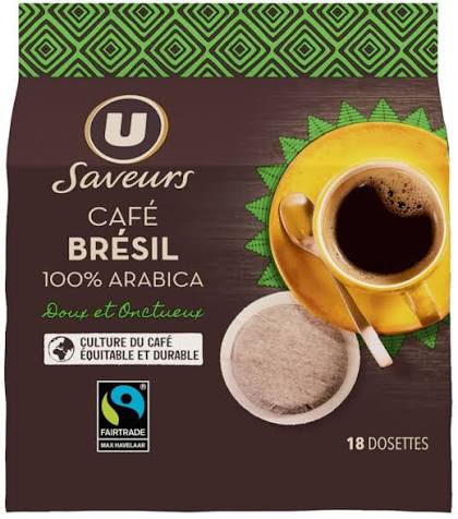CAFE BRESIL SAVEURS D'AILLEURS PUR ARABICA 125G