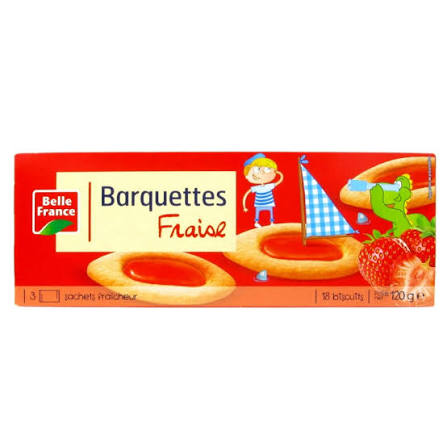 BARQUETTES FRAISE 120G