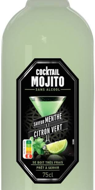 COCKTAIL SANS ALCOOL MOJITO SAVEUR MENTHE 75CL