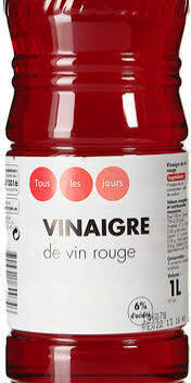 VINAIGRE DE VIN ROUGE TLJ  1L
