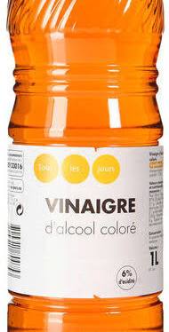 VINAIGRE D'ALCOOL COLORE TLJ 1L