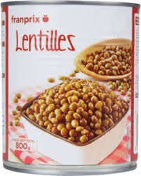LENTILLES FRANPRIX 800G