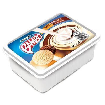 GLACE BAMBO VANILLA.CHOCOLATE 1000ML