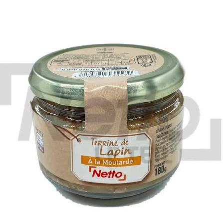 TARINE DE LAPIN A LA MOUTARDE NETTO 180G
