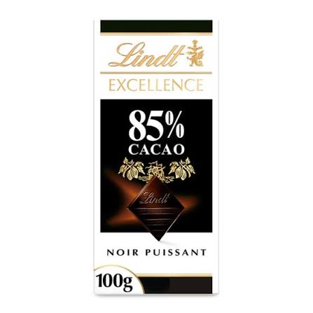 CHOCOLAT NOIR PUISSANT 85% CACAO EXCELLENCE 100G