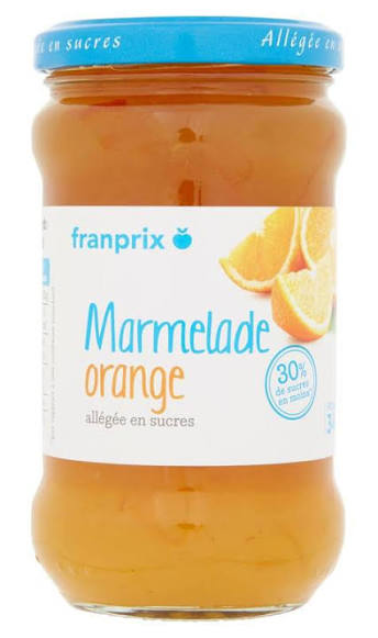 CONFITURE MRMELADE ORANGE FRANPRIX 340 G