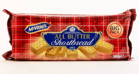 BUTTER SHORTBREAD MCVITIES 280 G