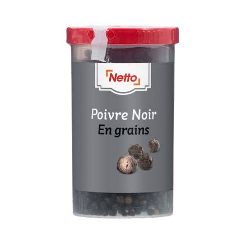 POIVRE NOIR GRAINS NETTO 100G