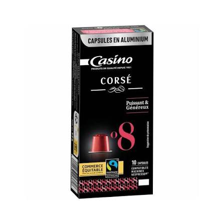 CAPSULES DE CAFE CORSE N°8