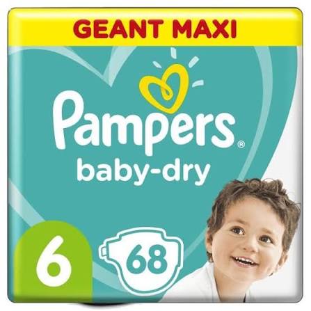 PAMPERS BABY-DRY 68