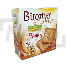 biscottes 6cereales netto