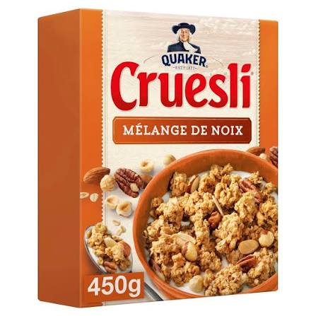 QUAKER CRUESLI 450G