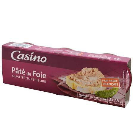 CASINO PATE DE FOIE  PORC 78G