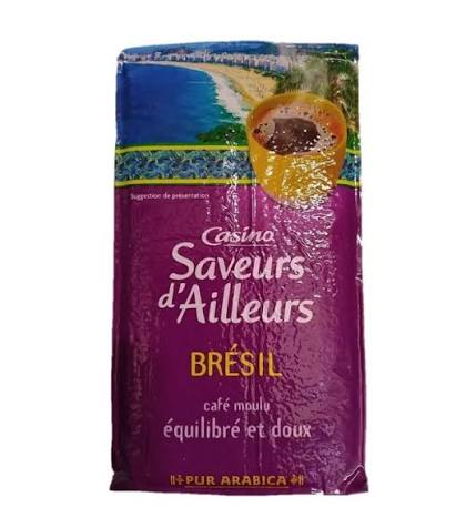 SAVEUR D'AILLEURS BRESIL CAFE MOULU CASINO 250G