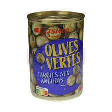 OLIVES VERTES FARCIES ANCHOIS  120G