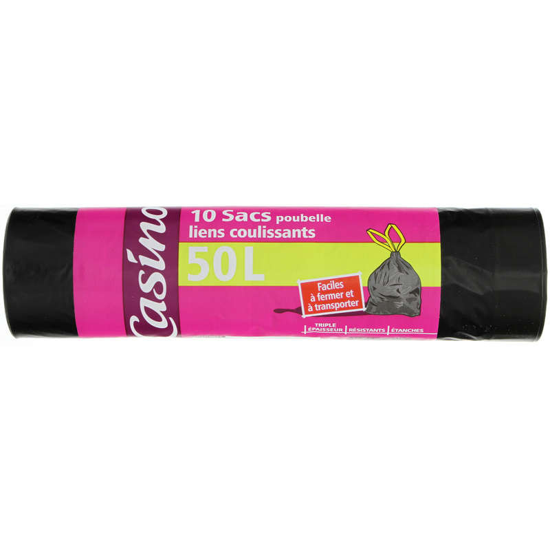 SINO SAC POUBLLE 50L CASINO