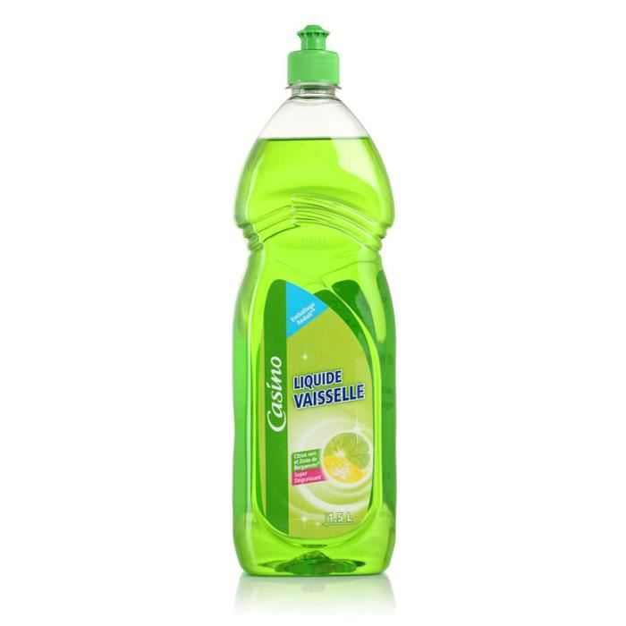LIQUIDE VAISELLE CITRON VERT 1.5L CASINO