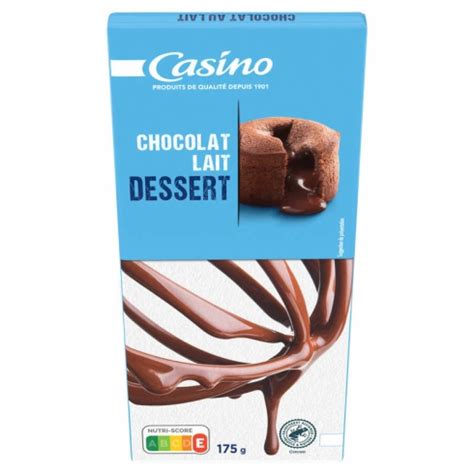 CHOCOLAT LAIT DESSERT CASINO