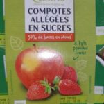 COMPOTE ALLEGEE CASINO POMME FRAISE  4*100G