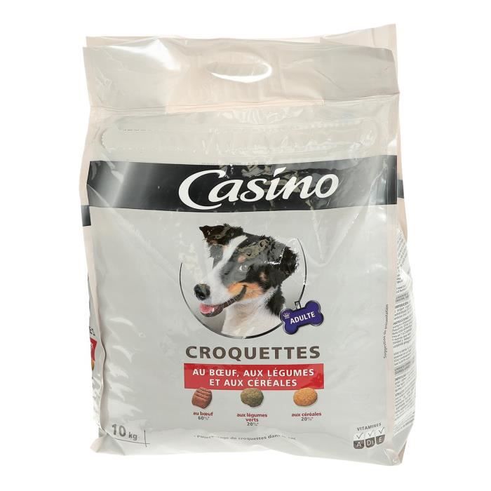 CROQUETTE AU BOEUF AUX LEGUMES VERTSET AU CEREALES CASINO 14.5KG