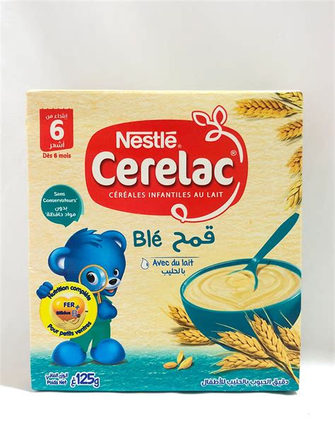 NESTLE CERELAC BLE AVEC DU LAIT 125G