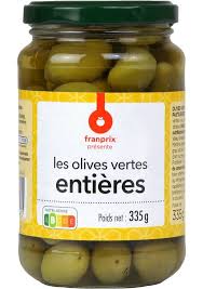 LES OLIVES ENTIER  FRANPRIX 200G