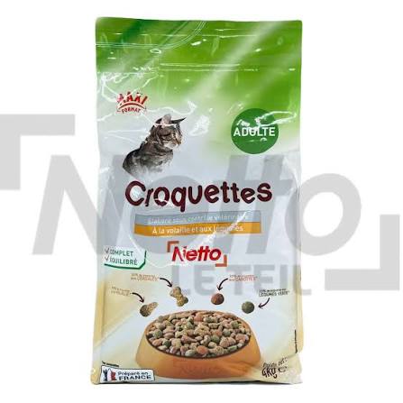 CROQUETTES A LA VOLAILLE ET AUX LEGUMES NETTO 4KG