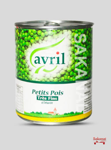 AVRIL PETIT POIS TRES FINS 850ML