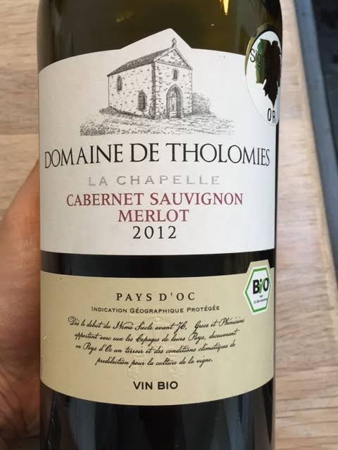 ROUGE DOMAINE DE THOLOMIES CABERNET SAUVIGNON MERLOT