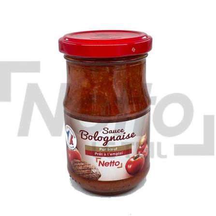 SAUCE BOLOGNAISE PUR BOEUF NETTO 190G