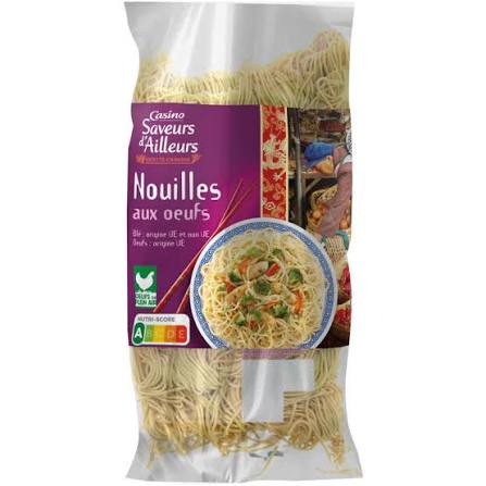 NOUILLES AUX OEUFS SAVEURS D'AILLEURS CASINO 250G