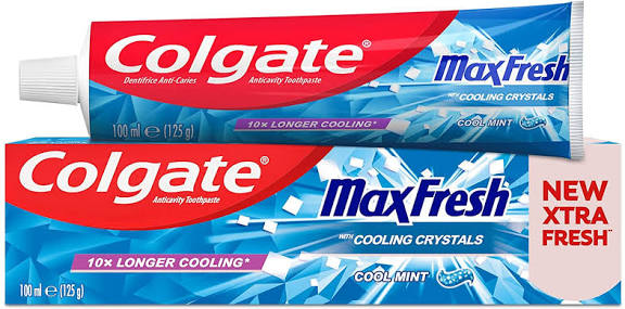COLGATE MAXFRESH COOLING CRYSTALS NEW XTRA FRESH 130G
