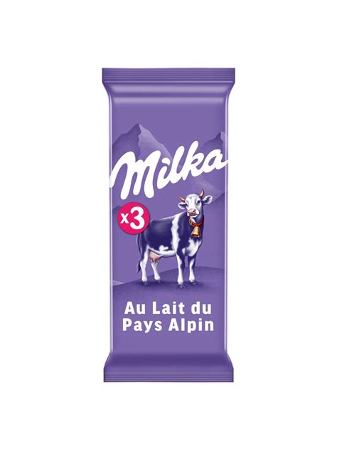 CHOCOLAT MILKA AU LAIT PAYS ALPIN