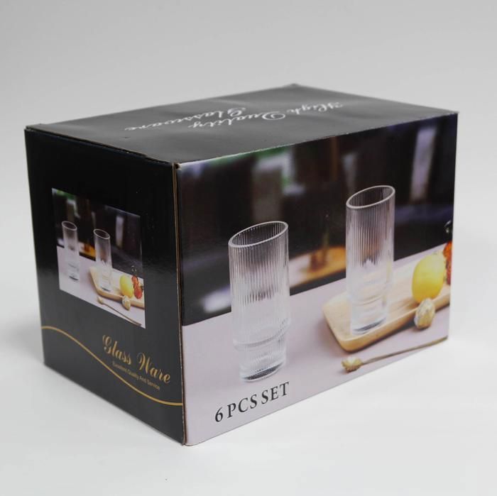 6 PCS DE VERRE GLASSWARE