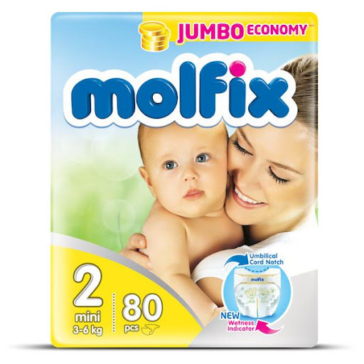 COUCHES MOLFIX 2 MINI 3-6KG 15PCS