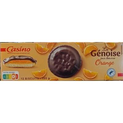 LA GENOISE PUR BEURRE CASINO ORANGE